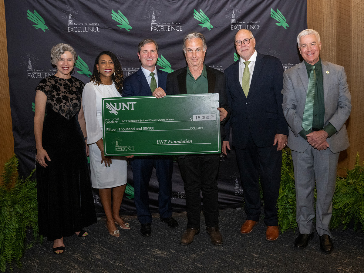 UNT faculty recognized for exceptional teaching, research and service at annual awards celebration