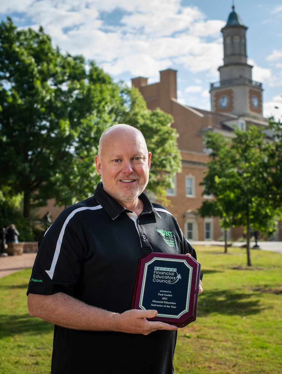 Paul Goebel honored with the 2023 Financial Education Instructor of the Year Award