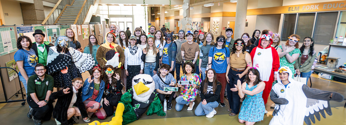 Attendees at the Bird City celebration