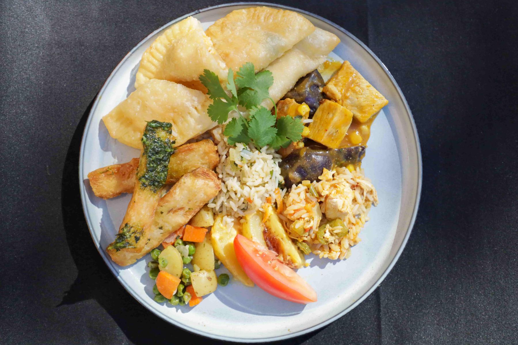 Photo of a plated meal