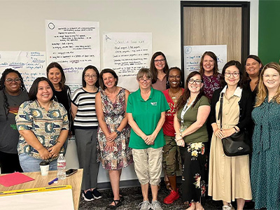 The UNT Department of Social Work faculty and staff 