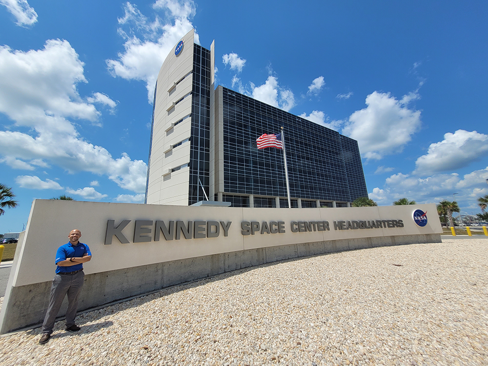 Isaiah Sears at NASA's Kennedy Space Center