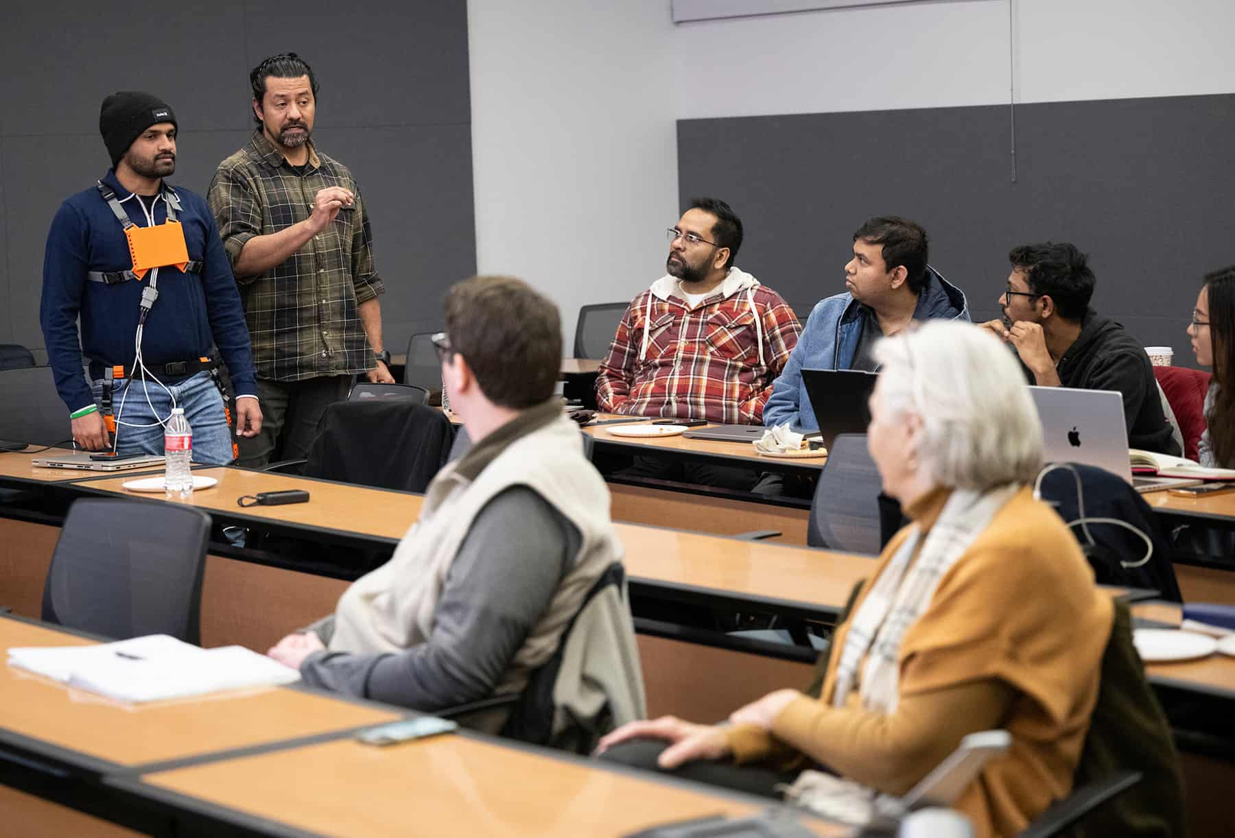 A presentation in the STEM Startups class