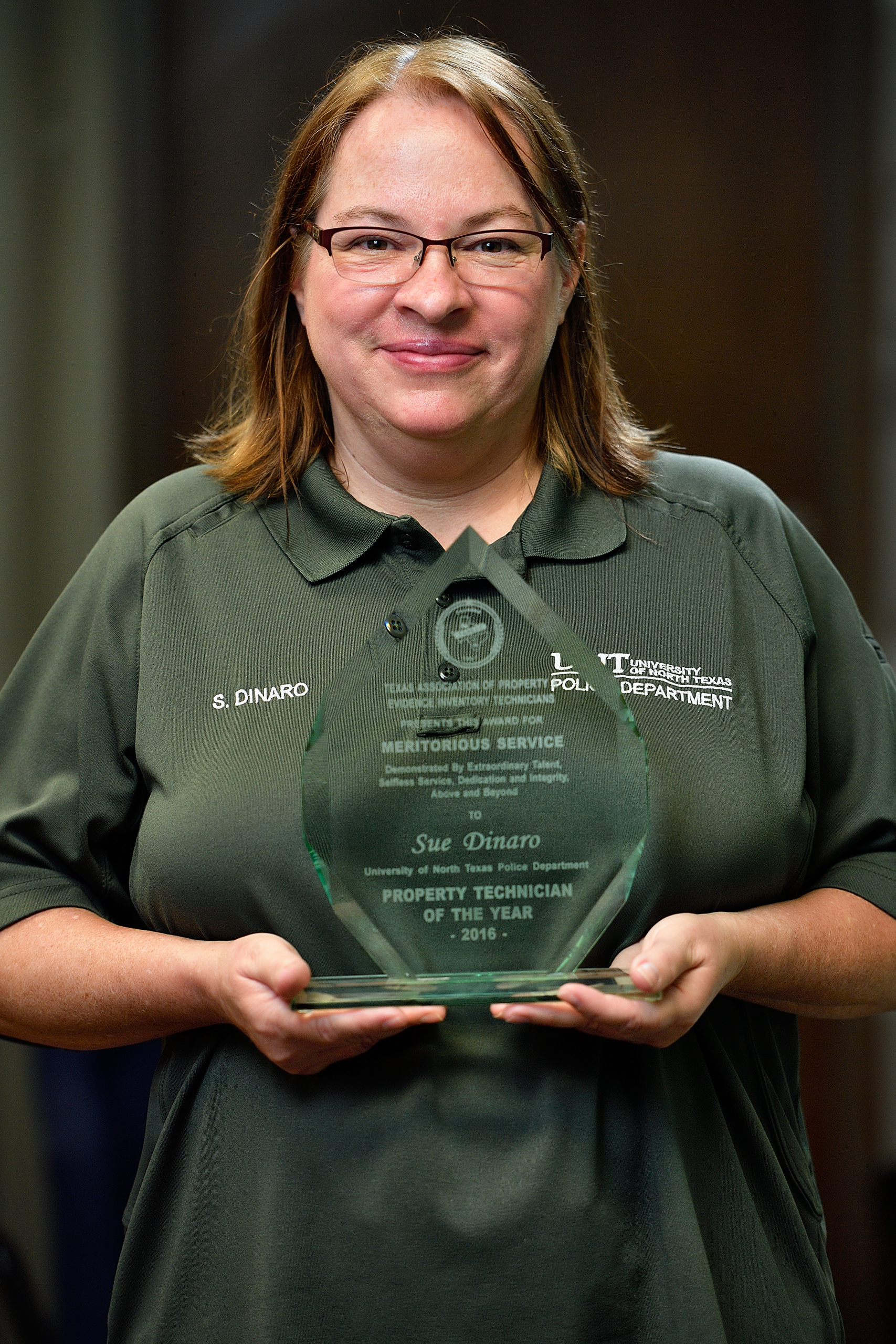 UNT police employee wins state award 
