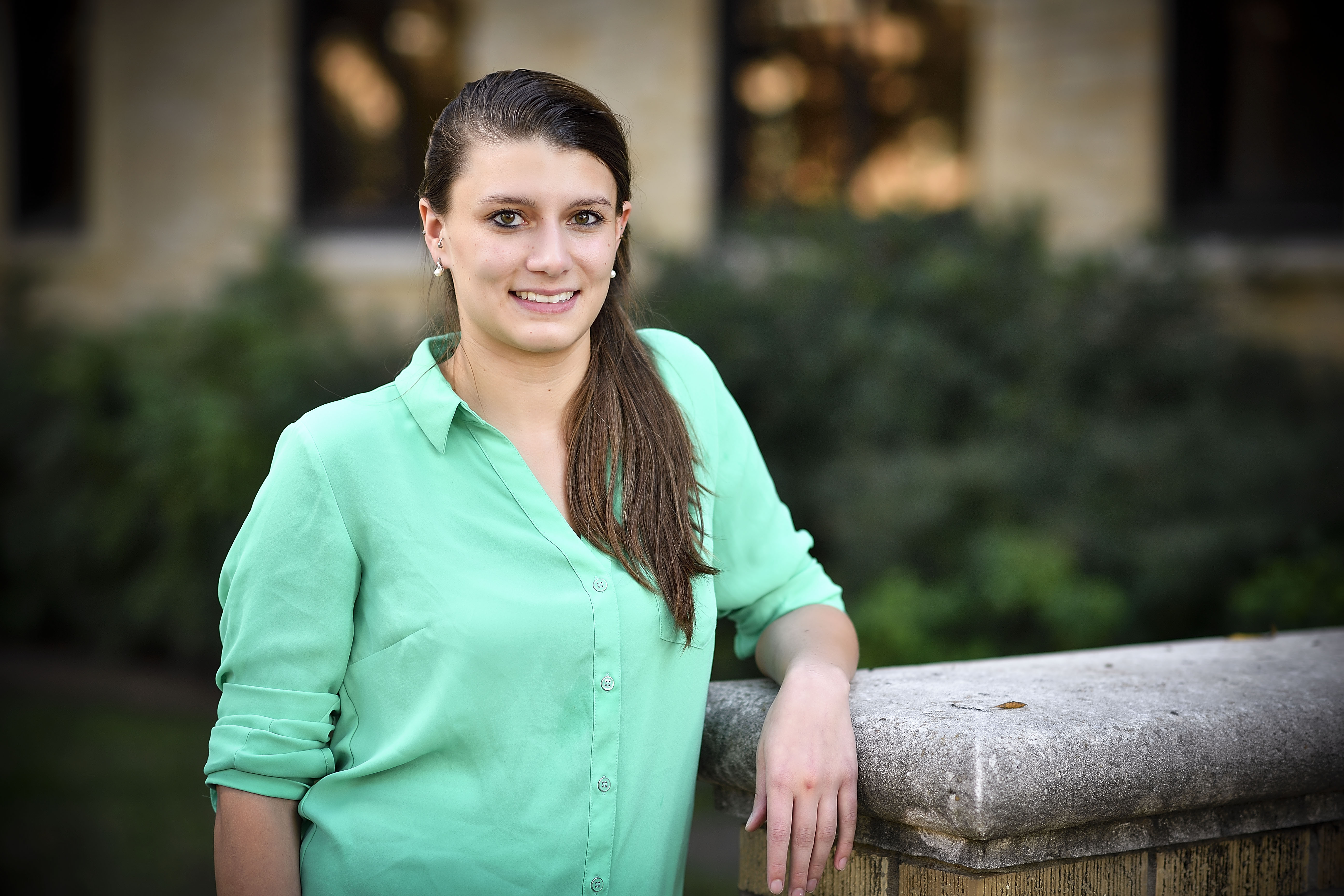 UNT doctoral psychology student Renee Cloutier received 
a $71,674 award from the National Institute on Drug Abuse
in support of her dissertation research. Photo by 
Michael Clements. 