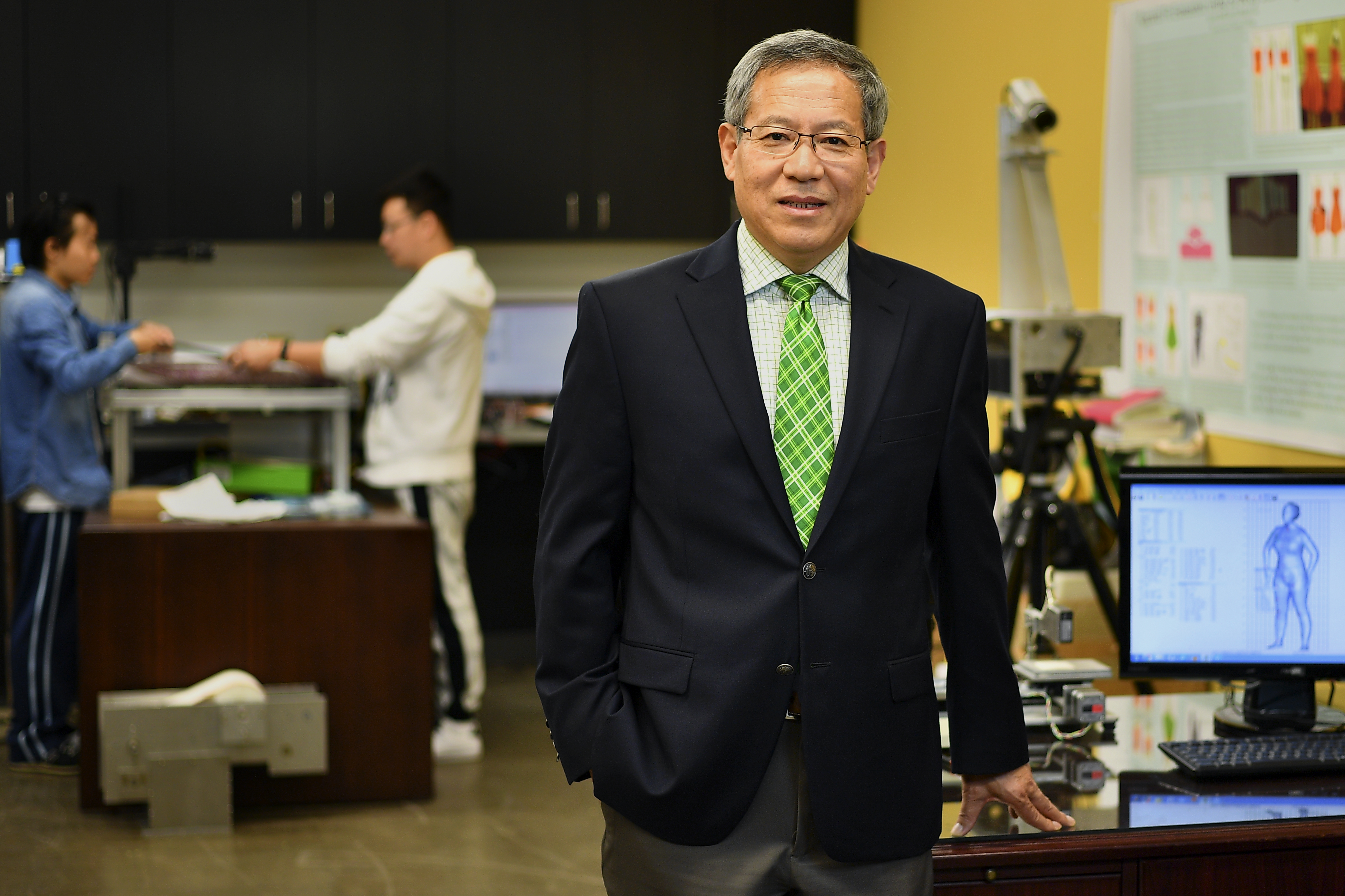 UNT researcher Bugao Xu has received a grant that will help bring textile jobs back to the U.S. 