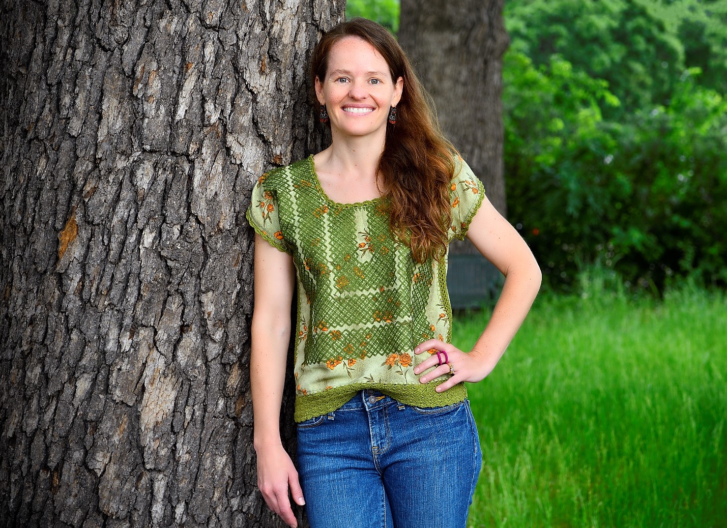 Alexandra Ponette-González, University of North Texas assistant professor of geography, will study post oak and blackjack oak trees as urban air filters for the environment after receiving a National Science Foundation CAREER Award