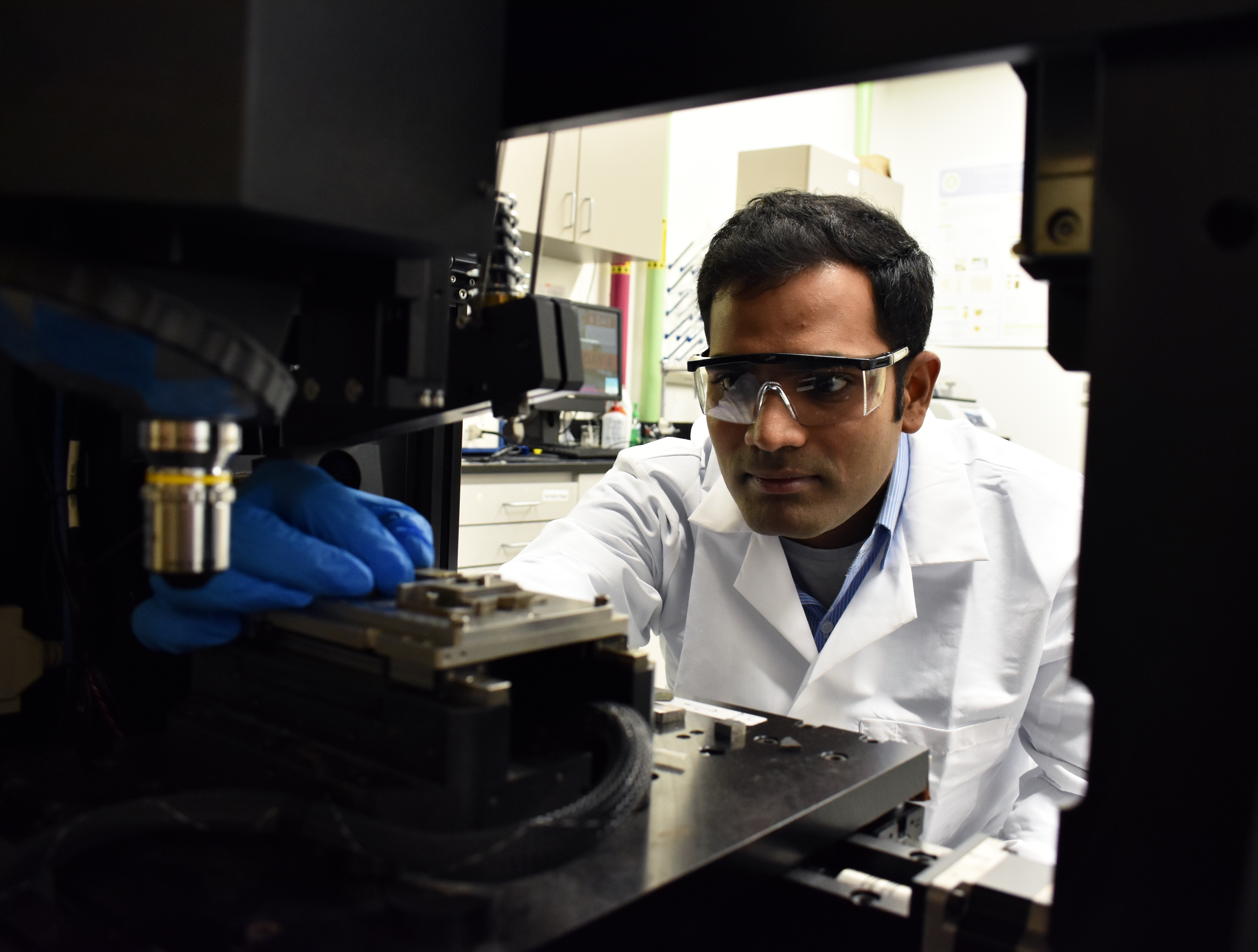 Aditya Ayyagari, a recent doctoral graduate with the College of Engineering’s Materials Science and Engineering Department, who is the lead author on the study.