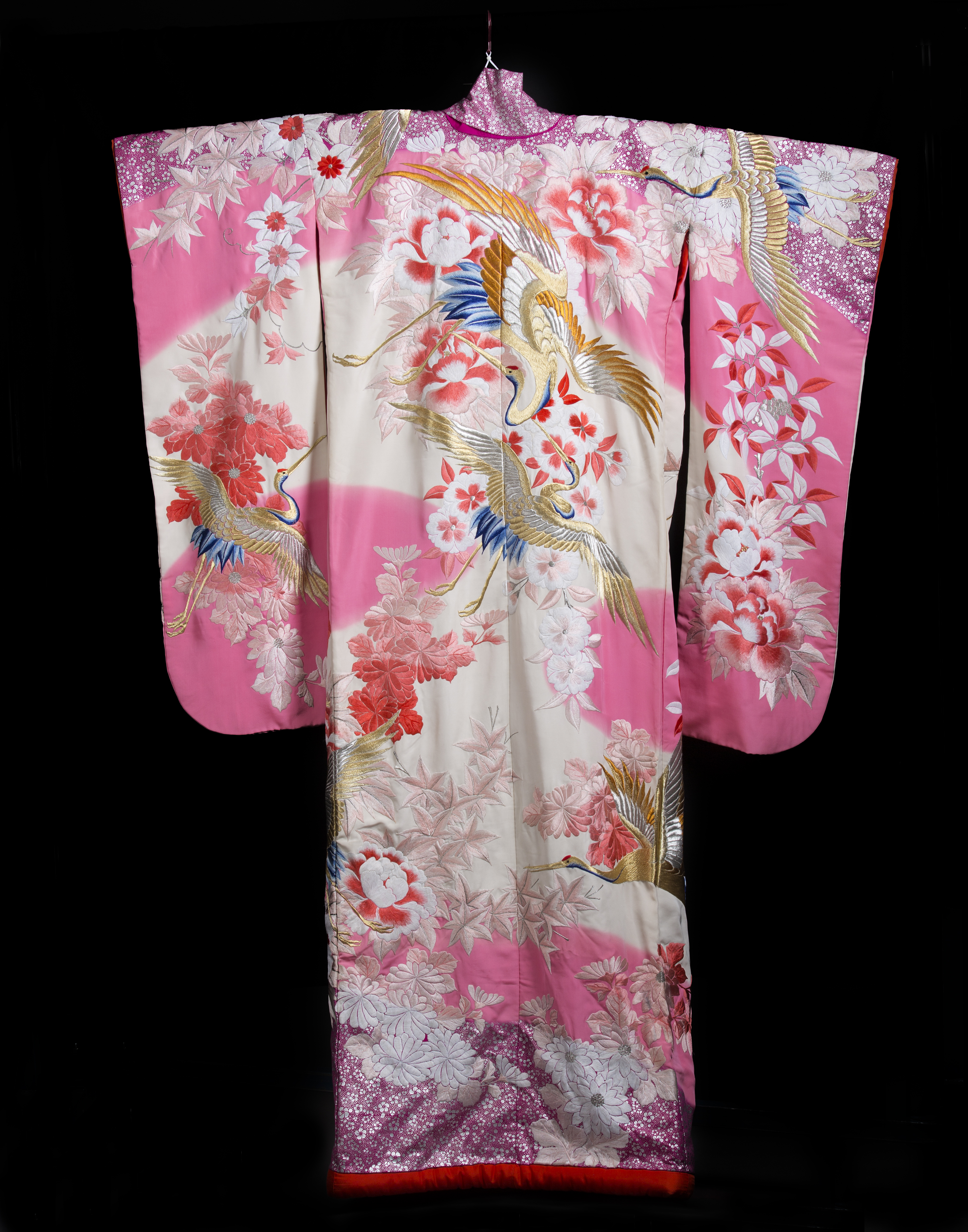 The exhibition “Reimagining the Kimono,” presented by the Texas Fashion Collecti