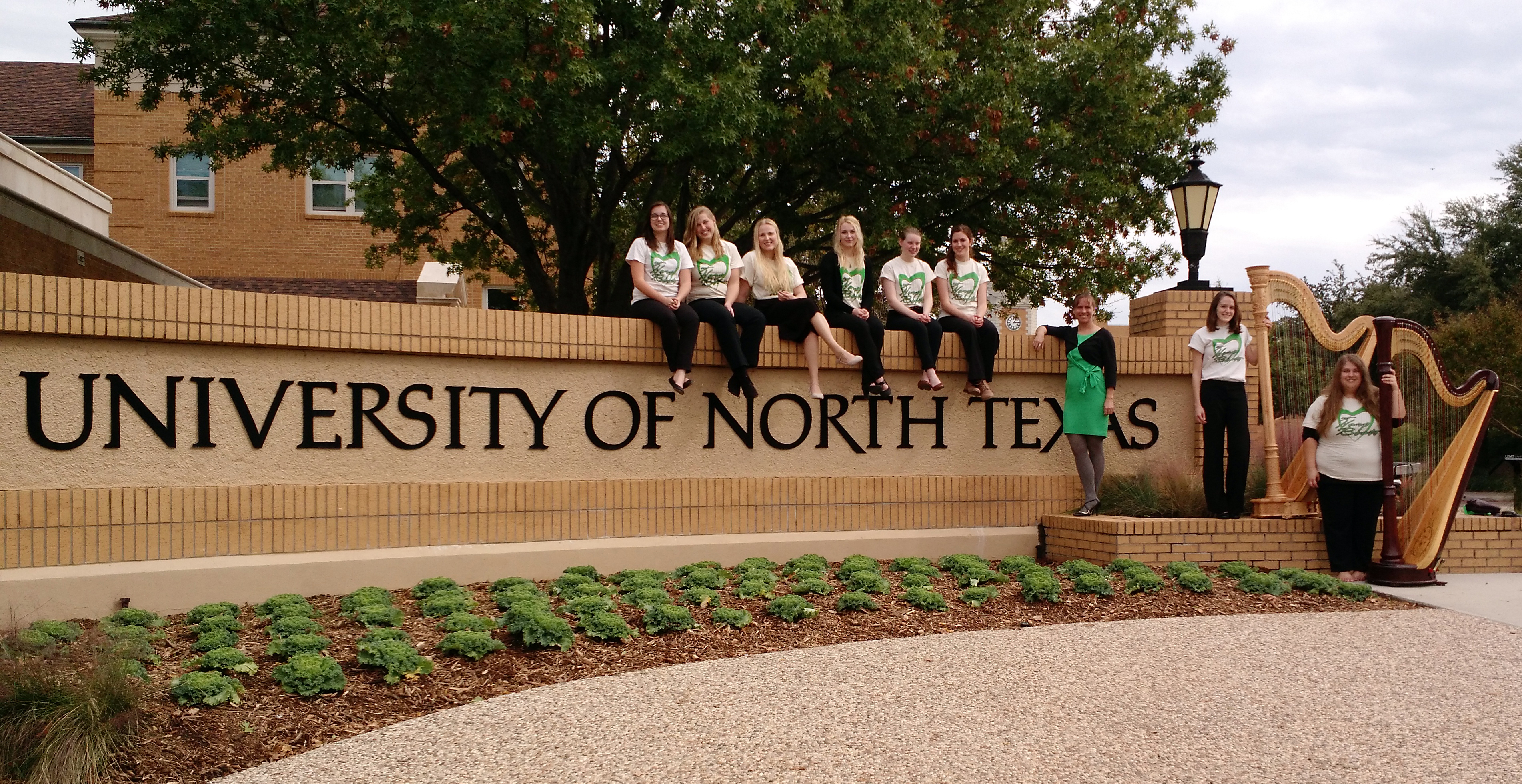 The University of North Texas College of Music’s HarpBeats are heading to Hong K