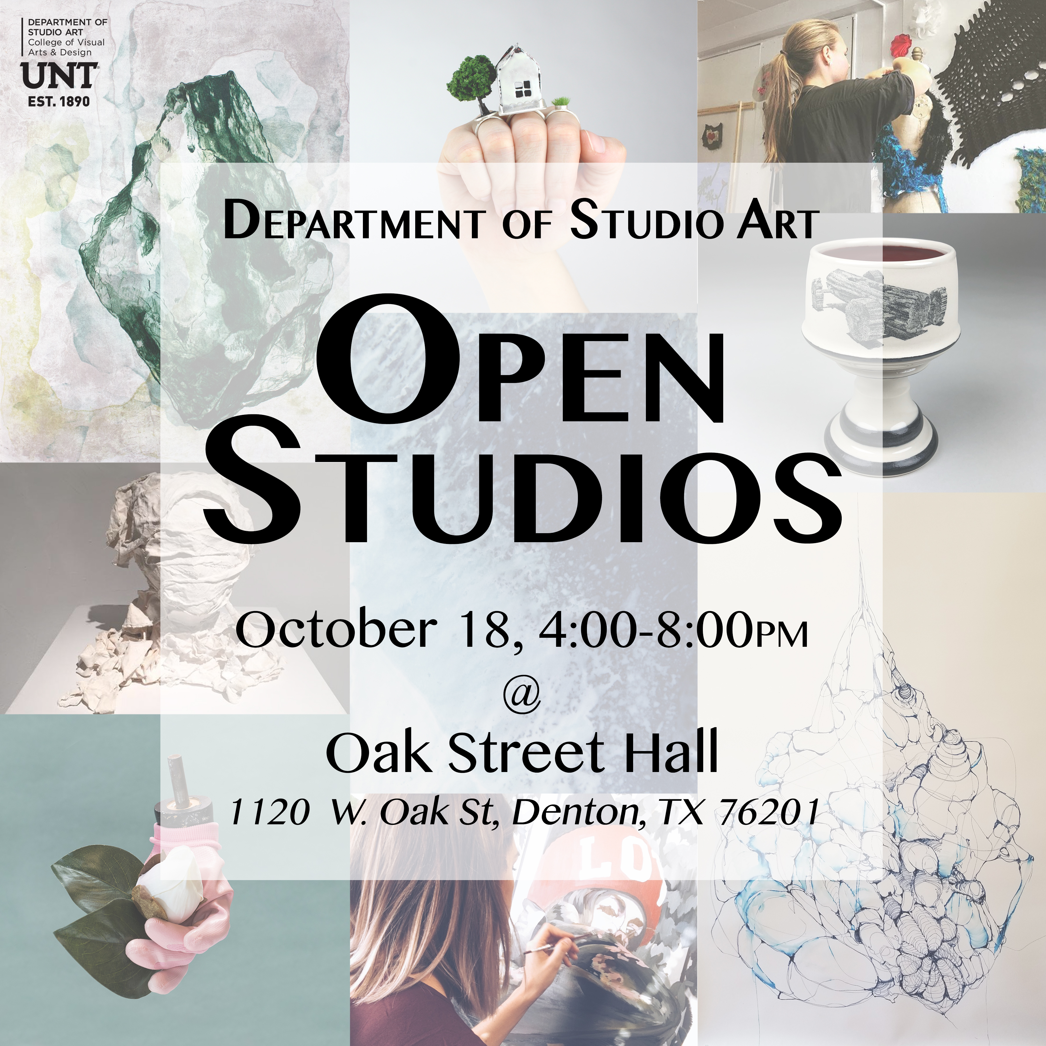 UNT Department of Studio Art graduate students will exhibit their work in an open studio event