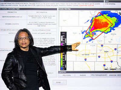 UNT research reveals how people react to severe weather warnings