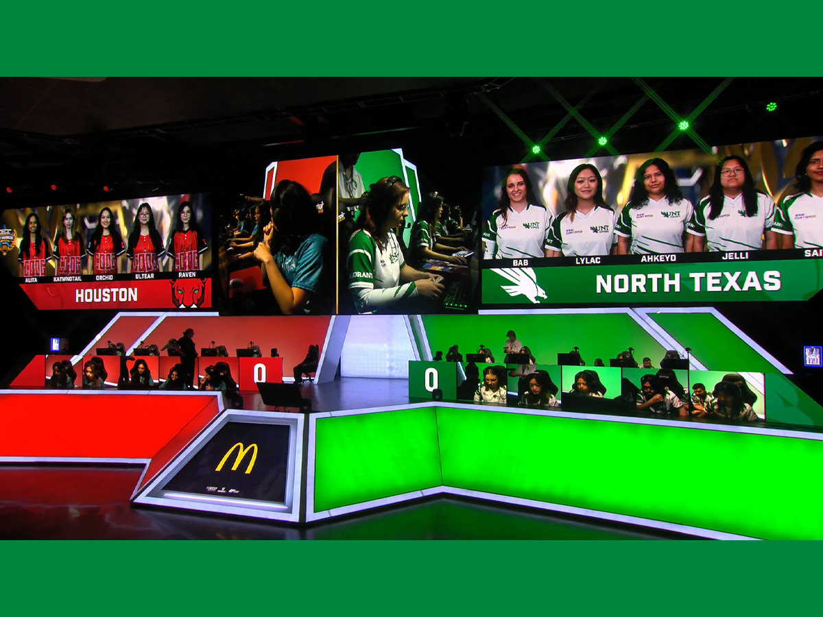 UNT's all-female esports team battles at national competition